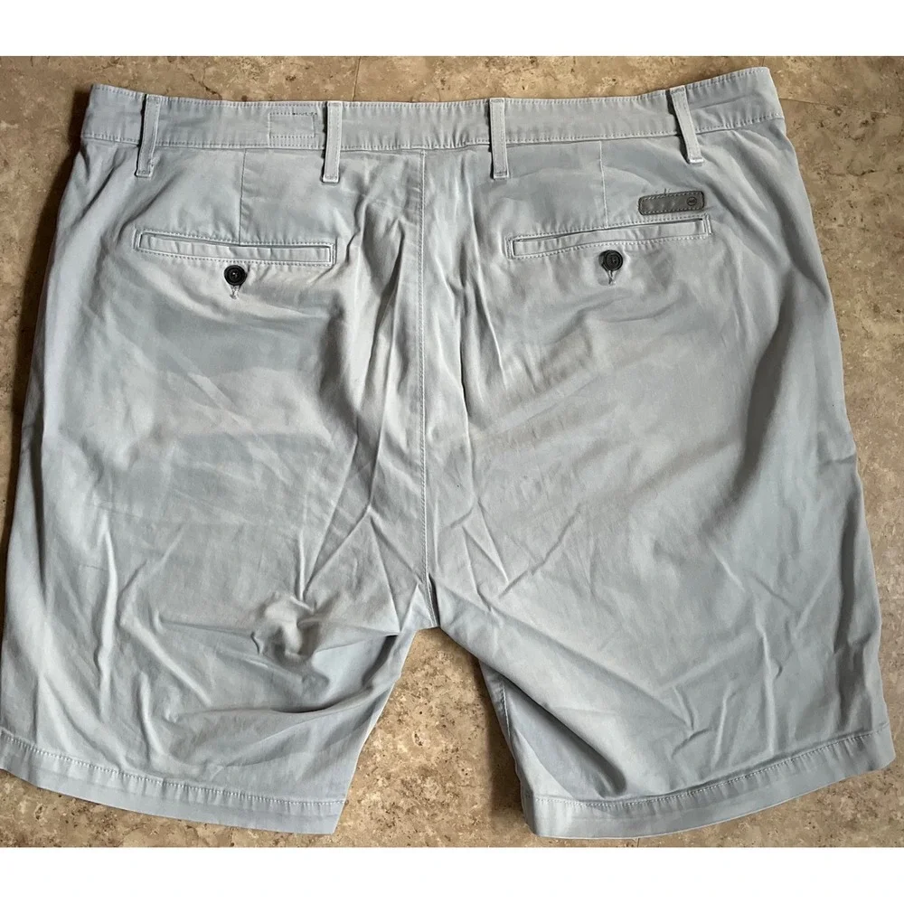 AG Adriano Goldschmied The Wanderer Slim Fit‎ Chino Shorts Light Grey Mens 38-40
